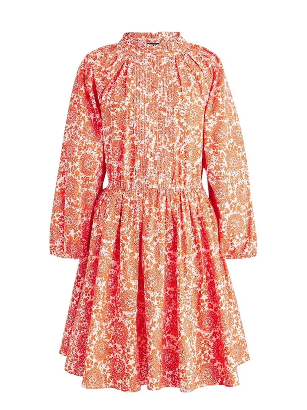 J. CREW Women's Floral Ruffle-collar mini dress